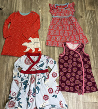 Tea Mini Boden Size 5 Girls Lot of 4 Dresses