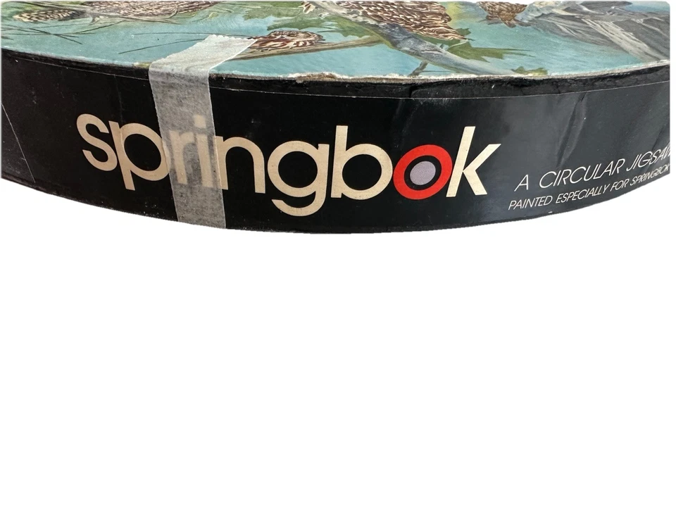 Vintage Circular Springbok Jigsaw Puzzle – Owls 1973 500 Pieces Donald Leo Malik - Image 3 of 4