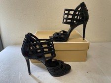 Michael Kors Trinity Platform Sandals   Black   Size 6M   Stylish Heels