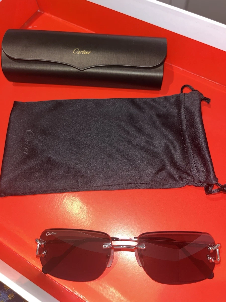 Мужские солнцезащитные очки Cartier Photochromic Square - огромный