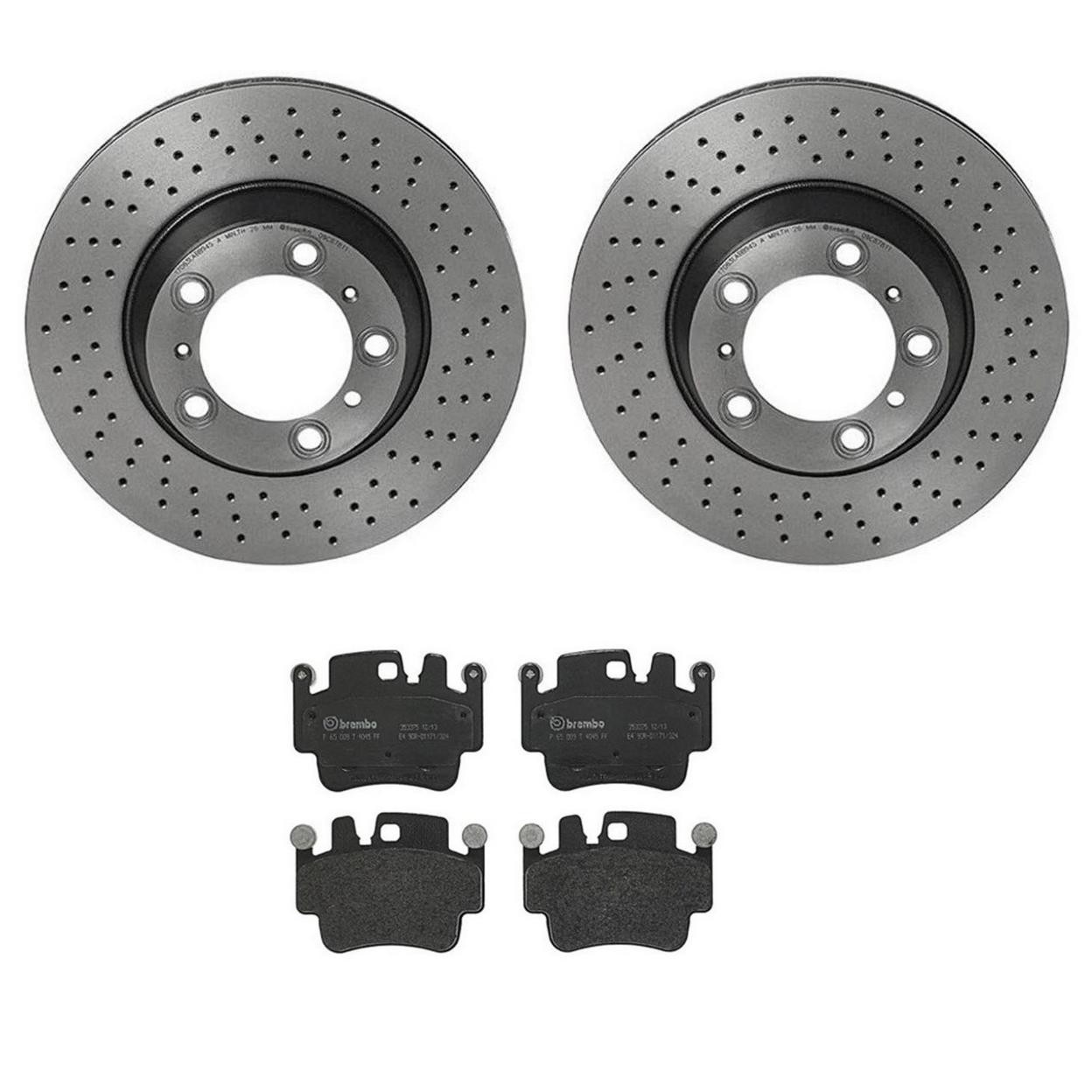 Brembo Rear Disc Brake Kit For 2004-2005 Porsche 911 GT3