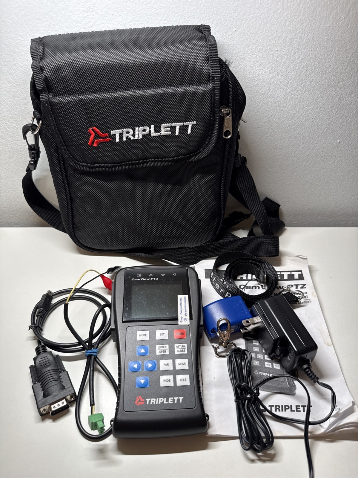 Triplett 8000 CamView PTZ Multi-Function Test Tool 2.7" Monitor CCTV