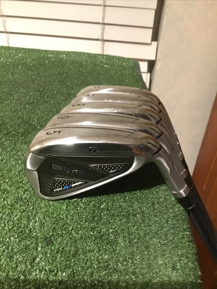 Taylormade SIM2 Max Irons Set 5-PW, No 7i Seniors Ventus 5A Blue Graphite Shafts - Image 2 of 4