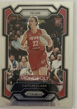 2024 Panini Prizm Monopoly WNBA Caitlin Clark Indiana Fever Rookie Card #65