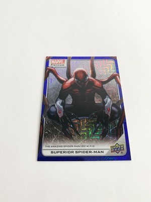 Superior Spider-Man Blue Traxx 236/499 2023 Upper Deck Marvel Platinum Card 187
