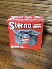 vintage Sterno No. 33 folding cook stove New In Box