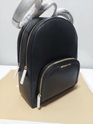 Michael Kors Jaycee Black Damen Rucksack 35S2G8TB2L Medium, Leder