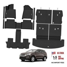 Floor Mats for 2024 2025 2026 Hyundai Santa Fe 7 57 Santa Fe 7 Seats 2024-2026