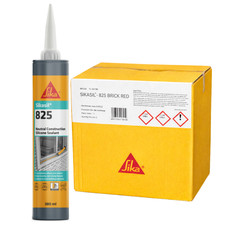 Sikasil 825 Neutral Construction Silicone Sealant – Brick Red – Box of 6 (380...