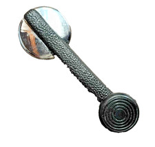 68-70 VOLSKWAGEN BEETLE GHIA BLACK AND CHROME WINDOW CRANK , VWC-113-837-581