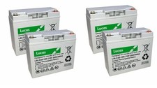 4 X 12V 22AH HEAVY DUTY BATTERIES FOR ZT500 MOBILITY SCOOTER
