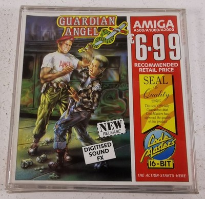 Guardian Angel 3.5 Disc CodeMasters 16-Bit Amiga A500 A1000 A2000 Spiel