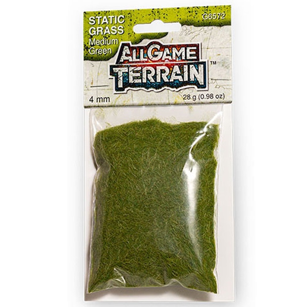 All Game Terrain Medium Green Static Grass 4mm Wargaming Scenery Dioramas Models