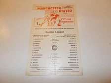 Manchester United  v  Coventry  75/76  RESERVES