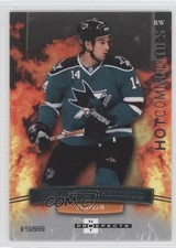 2007-08 Fleer Hot Prospects Hot Commodities 919/999 Jonathan Cheechoo #124 b4w