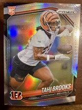 2025 Prizm Silver Tahj Brooks Cincinnati Bengals