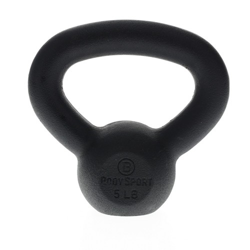Body Sport Cast Iron Kettlebell - Professional Weight Training Equipment for