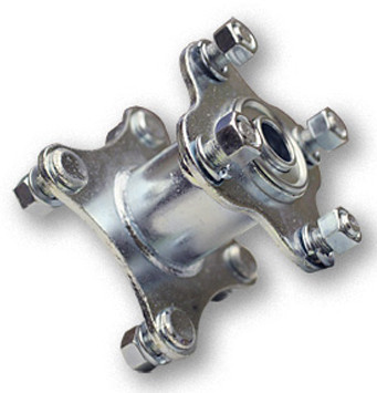 Dual Flanged Drive Wheel Hub (5/8'' Bearing) 3-1/2'' & 2-7/8'' Bolt Circles Go Kart
