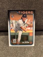 2024 Topps Series 1 Reese Olson RC Rookie #308 Detroit Tigers Baseball Card NM