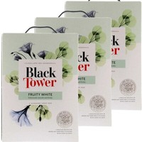 Black Tower Fruity White Spritzig Fruchtig WeißWein 9,5%Vol Bag In Box 3X300Cl