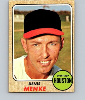 1968 TOPPS BASEBALL #232 DENIS MENKE                        NRMT OL