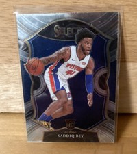 SADDIQ BEY 2020-21 Panini Select  CONCOURSE Level Base Rookie RC #79 Pistons