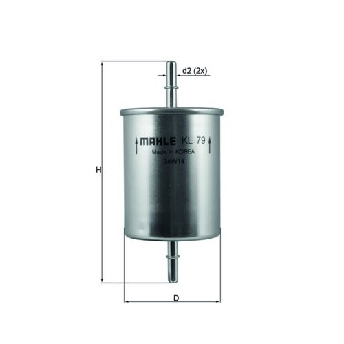 Kraftstofffilter Knecht KL 79 FüR Audi Seat Skoda VW Bentley Kayser Cupra-image