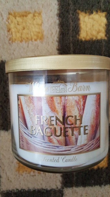 Bath And Body Works White Barn French Baguette 3 Wick Candle For