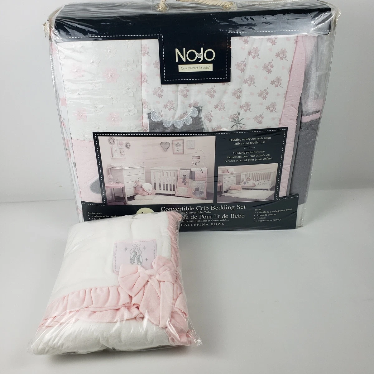 Nojo ballerina hotsell crib set