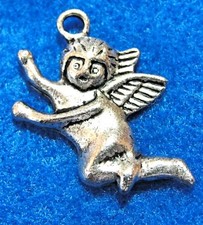 20Pcs. Tibetan Silver Cute Angel Charms Pendants Earring Drops Findings AF15