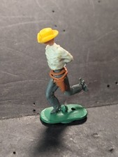 Vintage Timpo  Plastic Cowboy Figure Hands Behind Back Prisoner With Holster