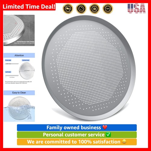 Pizza Pan, 16 Inch Pizza Tray with Holes for Oven Nonstick Perforated Pizza C...