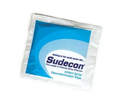 Personal Security Products Fox Labs Sudecon Decontaminate Towelette - 100 Per...