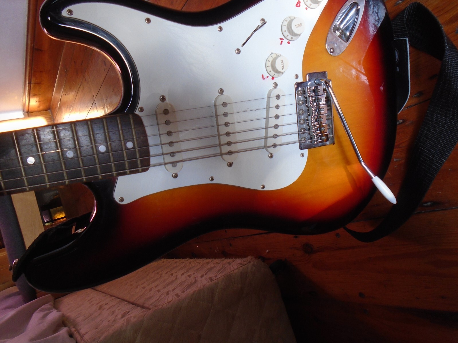 Squier Strat Fender Electric Guitar plus amp eBay