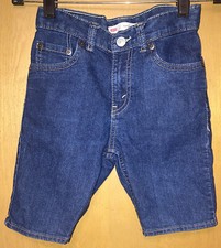 Levis 511 slim Blue Jeans Shorts Size 7 Reg 6-7 YRS