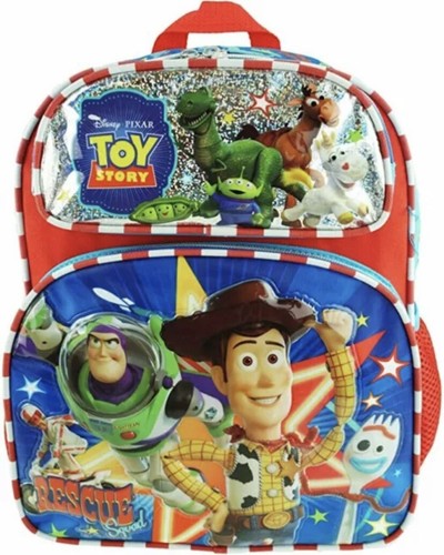 Small Backpack - Disney - Toys Story - Rescue Team 12" Shiny
