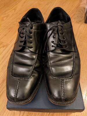 Cole Haan Kilgore Apron Oxford black leather mens shoes 9M  display picture 1