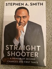 Straight Shooter Stephen A Smith Signed Memoir of Second Chances First TakesB209