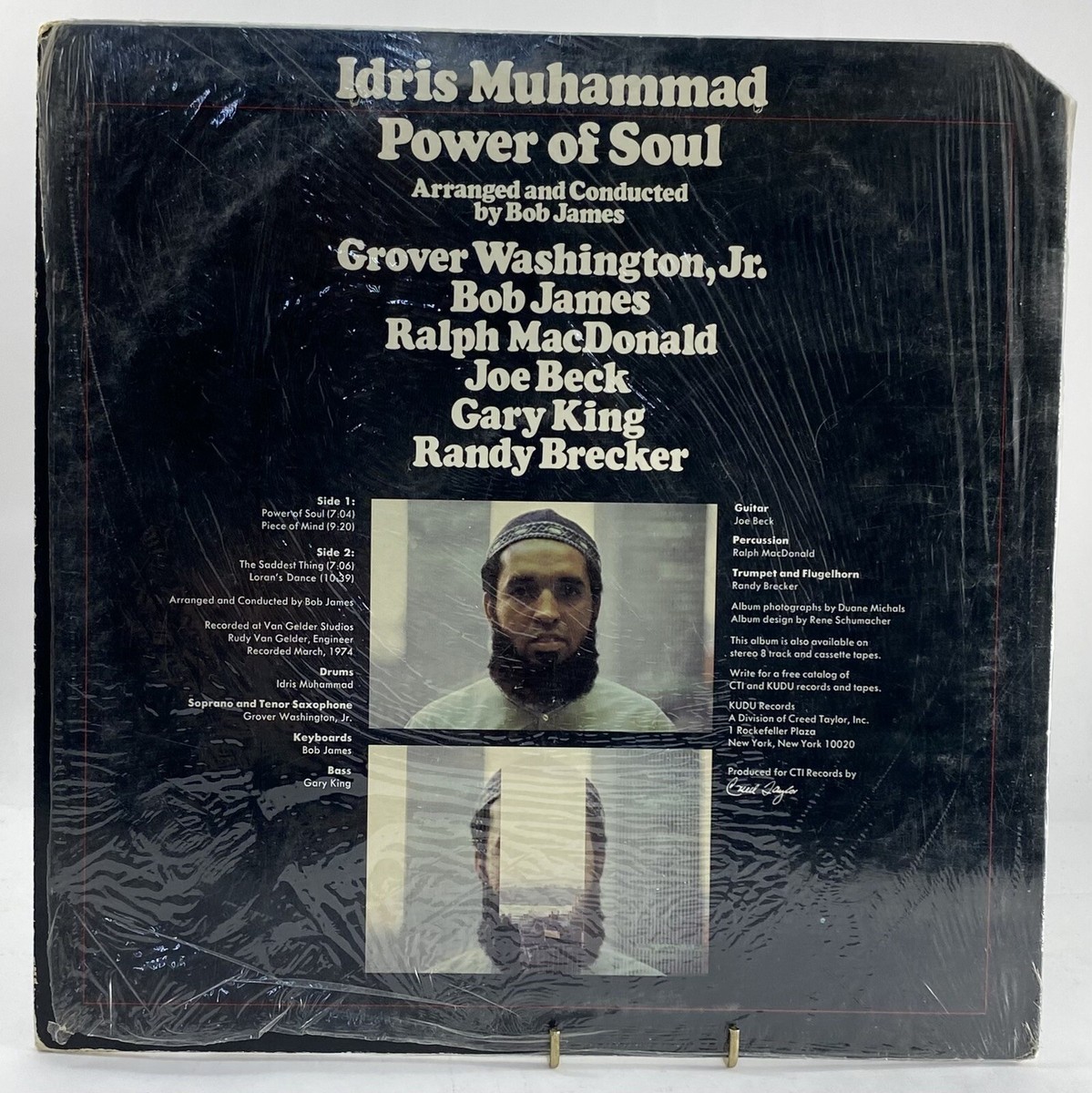 IDRIS MUHAMMAD POWER OF SOUL 1974 LP EX Vinyl RVG Alt Cover Shrink