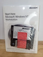 Microsoft Windows NT 4.0 Workstation 1-2 CPU Edition 3.5" Floppy Setup Disks New