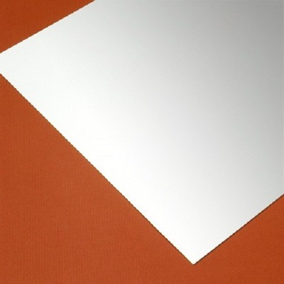 Polystyrene Plastic Sheet - White - 8''x12'' Sheet
