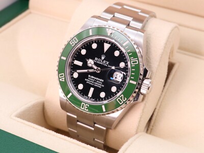 UNWORN 2024 Rolex Submariner ''STARBUCKS'' Date 41mm 126610LV Green Complete MK2