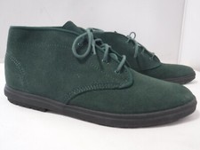 PF2 VTG 80s 90s Women's KEDS Champion Green Suede Bootie Sneaker High Tops 7.5