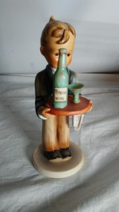 Rhein Wine server boy Goebel Hummel figure 55/1544 RARE - #27238766