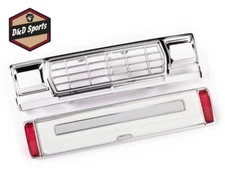 Traxxas 9819-WHT - Front grille / tailgate panel (white)/ LED lenses (Fits 9212)