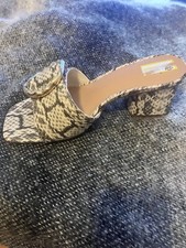 1 Single Right Shoe A New Day Women's Chunky Block High Heel Slip On Sandals