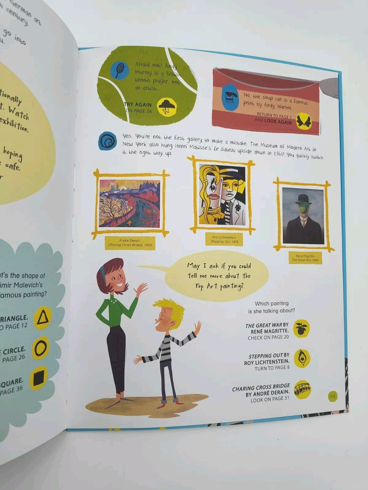 ✅Modern Art Mayhem Book 2016 Hodge Susie Famous Artists 1st Teaching 🎭🖼️📘👀📸