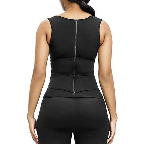 Fajas Reductoras Colombianas Body Shaper Sauna Sweat Weste Taillentrainer Gürtel - Bild 11 von 55
