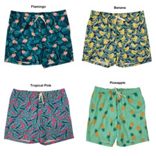 NWT Member's Mark Resort Swim Trunk Flamingo XL