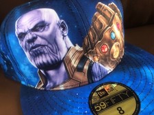 Cappellino aderente MARVEL x NUOVA ERA Avengers Infinity War Stones Thanos 59FIFTY 5950 8
